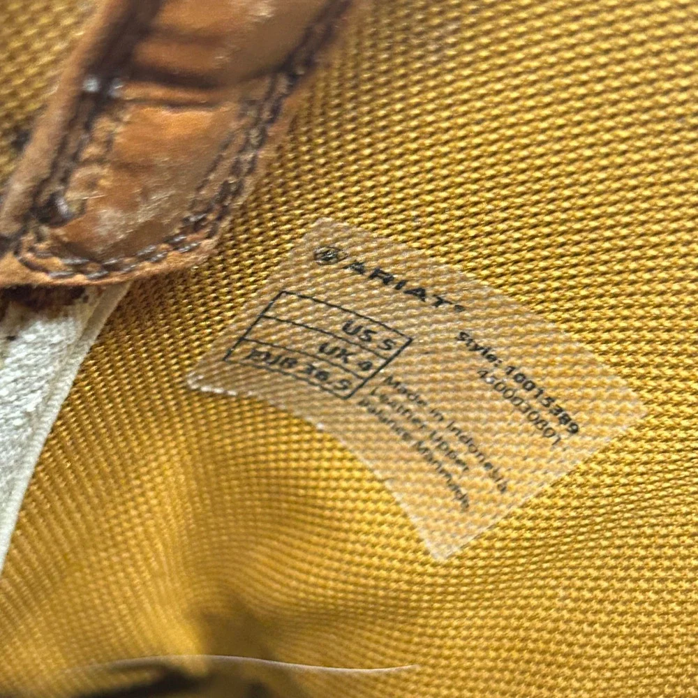 Ariat noticeable wear
